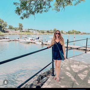 Dex - size S - luxury boutique black romper